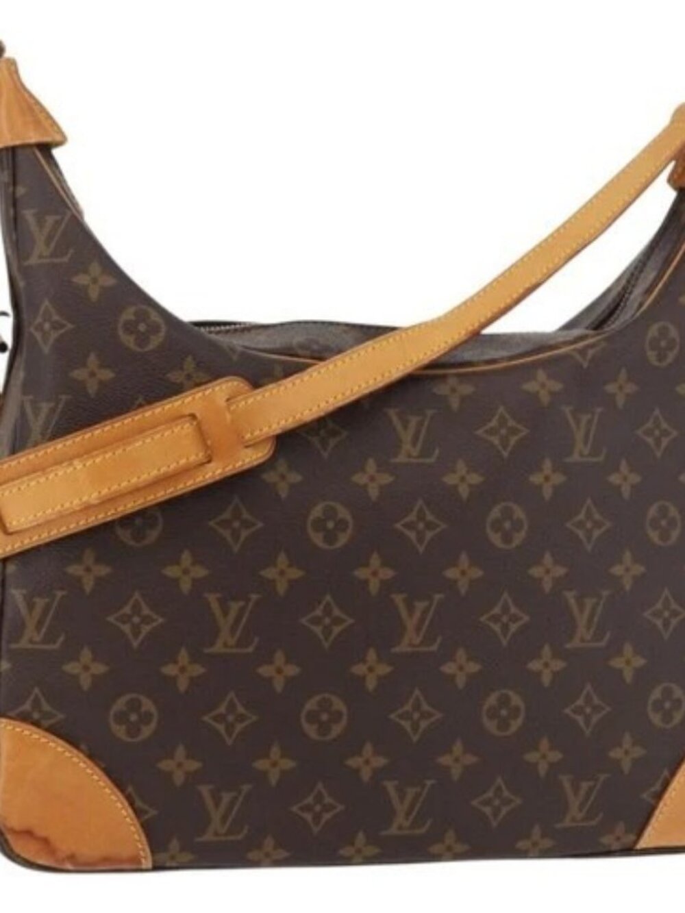 LOUIS VUITTON Monogram Boulogne 35 Shoulder Bag M51260 LV Auth bs34977